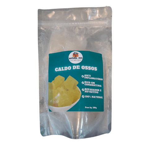 Petisco Natural Congelado Caldo de Ossos de Avestruz 180gr Petisco Natural Congelado Caldo de Ossos de Avestruz 180gr