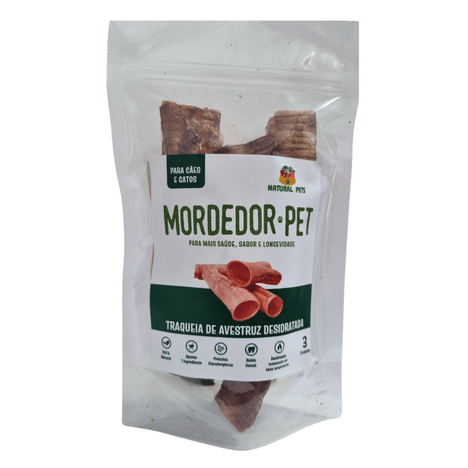 Petisco Natural Desidratado Traqueia de Avestruz com 3 Unidades Petisco Natural Desidratado Traqueia de Avestruz com 3 Unidades