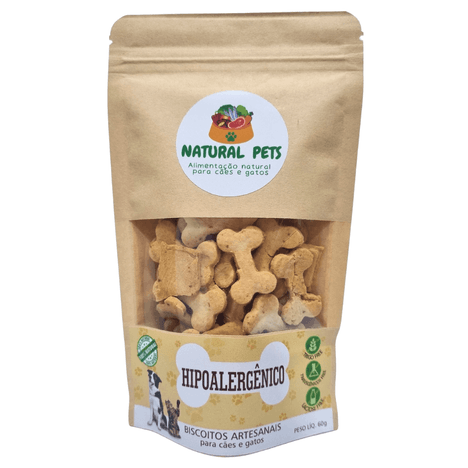 Biscoito Natural Hipoalergênico 60g Biscoito Natural Hipoalergênico 60g