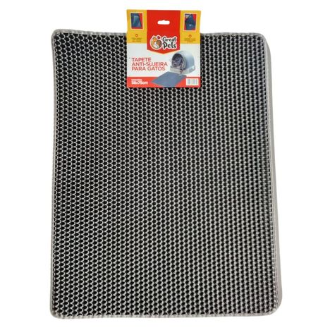 Tapete Anti-Sujeira de EVA Cinza 58x75cm Tapete Anti-Sujeira de EVA Cinza 58x75cm