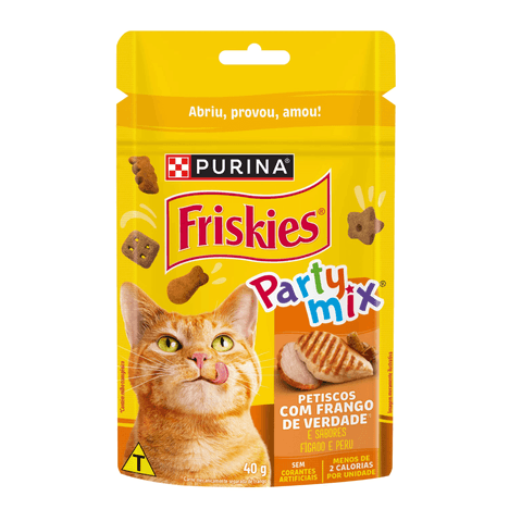 Petisco Friskies Sabor Frango 40g Petisco Friskies Sabor Frango 40g