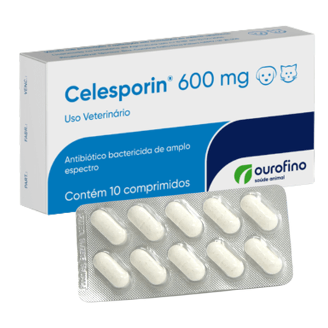 Celesporin 600mg em Blister com 10 Comprimidos Celesporin 600mg em Blister com 10 Comprimidos