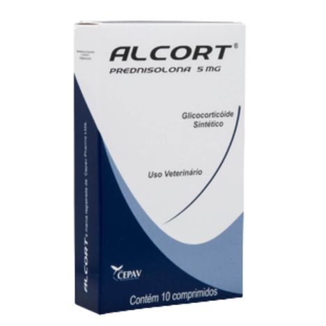 Anti-inflamatório Alcort para Cães com 10 Comprimidos de 5 mg Anti-inflamatório Alcort para Cães com 10 Comprimidos de 5 mg