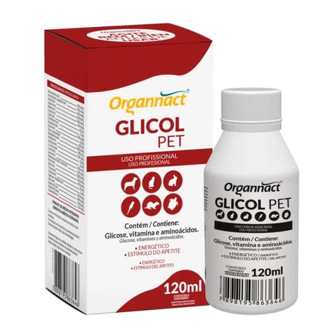 Suplemento Glicol Pet para Cães e Gatos com 120 ml Suplemento Glicol Pet para Cães e Gatos com 120 ml