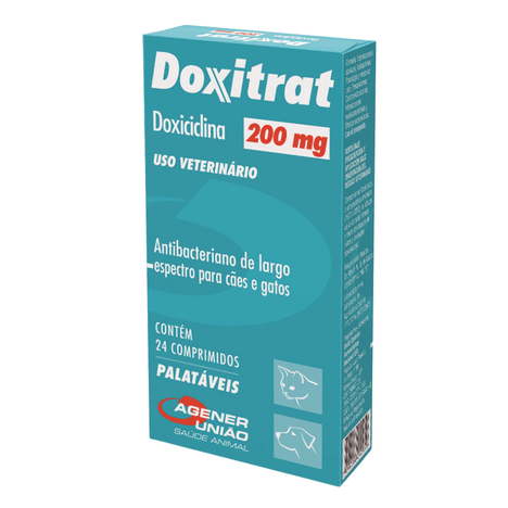 Doxitrat 200mg com 24 Comprimidos Doxitrat 200mg com 24 Comprimidos