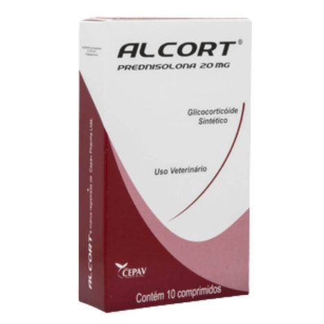 Anti-inflamatório Alcort para Cães com 10 Comprimidos de 20 mg Anti-inflamatório Alcort para Cães com 10 Comprimidos de 20 mg