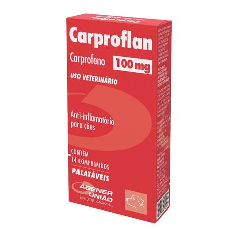 Carproflan 100mg com 14 Comprimidos Carproflan 100mg com 14 Comprimidos