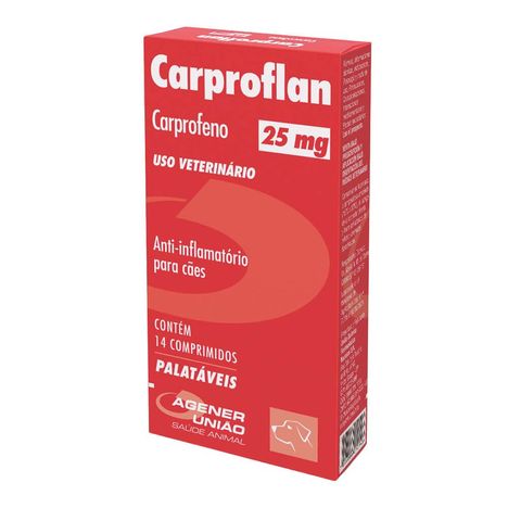 Carproflan 25mg com 14 Comprimidos Carproflan 25mg com 14 Comprimidos