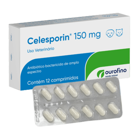 Celesporin 150mg em Blister com 12 Comprimidos Celesporin 150mg em Blister com 12 Comprimidos