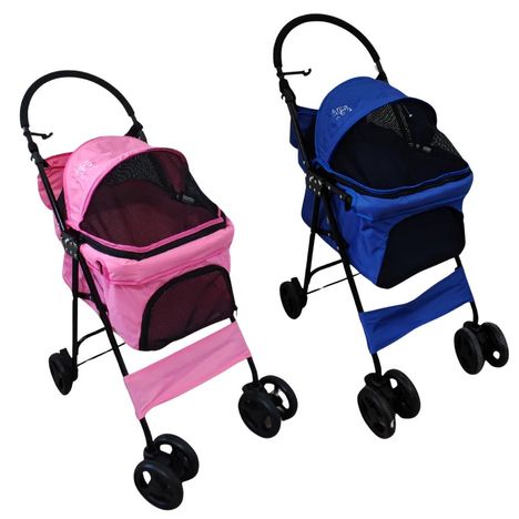 Carrinho de Passeio Fashion Para Pets Cores Sortidas - Pet Q