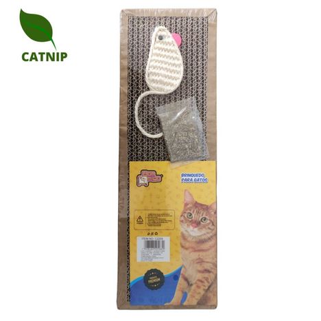 Arranhador Cat Carpet Scratcher com Catnip - Bom Amigo Arranhador Cat Carpet Scratcher com Catnip - Bom Amigo
