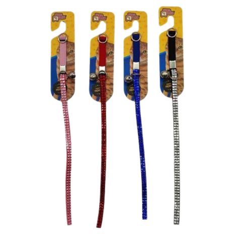 Coleira Cristal para Gatos Cores Sortidas - Bom Amigo Coleira Cristal para Gatos Cores Sortidas - Bom Amigo