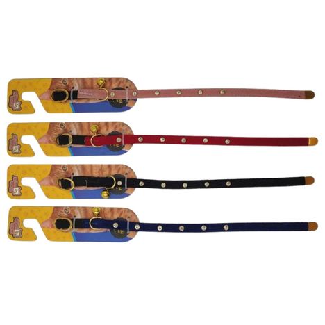 Coleira Strass para Gatos Cores Sortidas - Bom Amigo Coleira Strass para Gatos Cores Sortidas - Bom Amigo