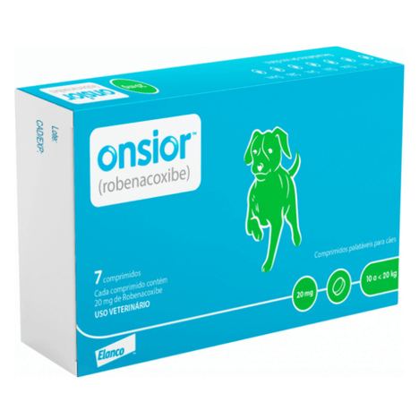 Anti-inflamatório Onsior para Cães com 7 Comprimidos de 20 mg Anti-inflamatório Onsior para Cães com 7 Comprimidos de 20 mg