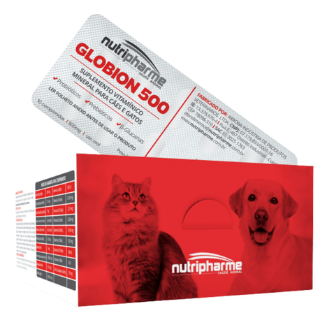 Suplemento Globion 500 em Blister com 10 Comprimidos Suplemento Globion 500 em Blister com 10 Comprimidos