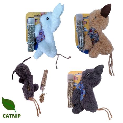 Brinquedo Quyon de Pelúcia com Catnip para Gatos - Bom Amigo Brinquedo Quyon de Pelúcia com Catnip para Gatos - Bom Amigo