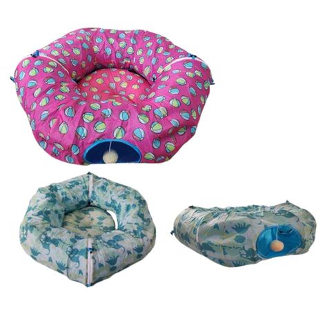 Cat Túnel Confort Dobrável para Gatos - Bom Amigo Cat Túnel Confort Dobrável para Gatos - Bom Amigo