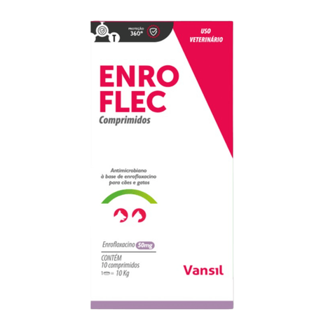 Enro Flec 50mg com 10 Comprimidos Enro Flec 50mg com 10 Comprimidos