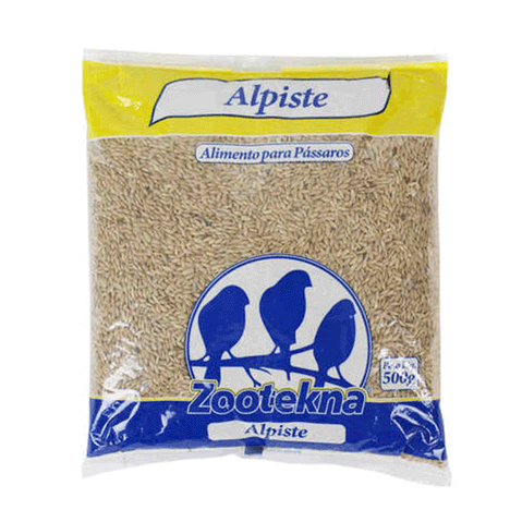 Alimento Zootekna Alpiste Para Pássaros 500g Alimento Zootekna Alpiste Para Pássaros 500g