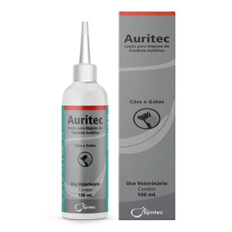 Auritec Syntec Loção para Higiene do Conduto Auditivo de Cães e Gatos 100 ml