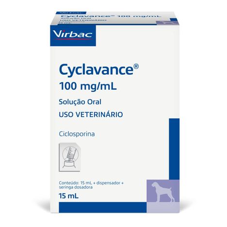 Cyclavance 100mg para Cães Virbac 15ml