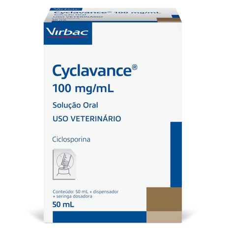 Cyclavance 100mg para Cães Virbac 50ml