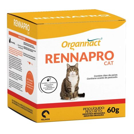 Suplemento Organnact Rennapro Cat para Gatos 60g