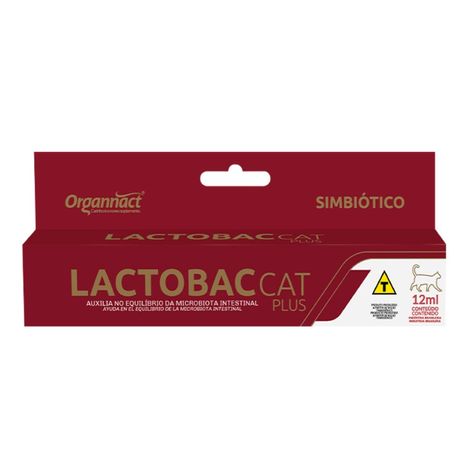 Suplemento Organnact Lactobac Cat Plus para Gatos 12ml