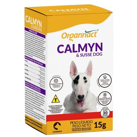 Calmyn e Susse Dog Suplemento Organnact 15g