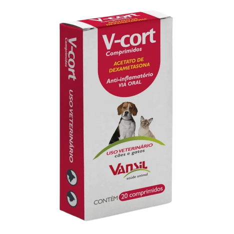 VCort 0,5mg com 20 Comprimidos VCort 0,5mg com 20 Comprimidos