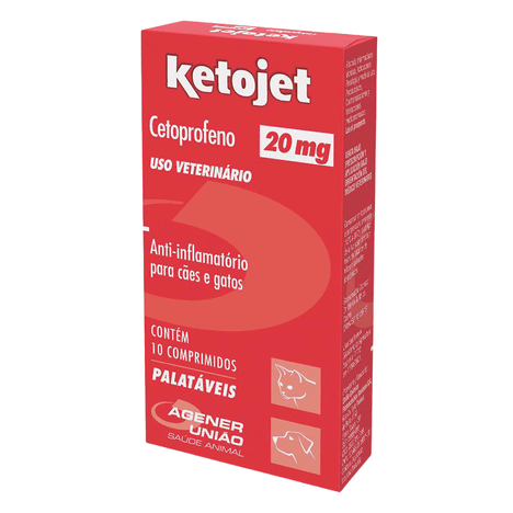 Ketojet 20mg com 10 Comprimidos Ketojet 20mg com 10 Comprimidos