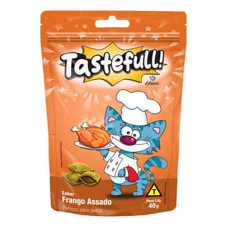Petisco Tastefull Nuggets Recheados sabor Frango Assado 40gr Petisco Tastefull Nuggets Recheados sabor Frango Assado 40gr