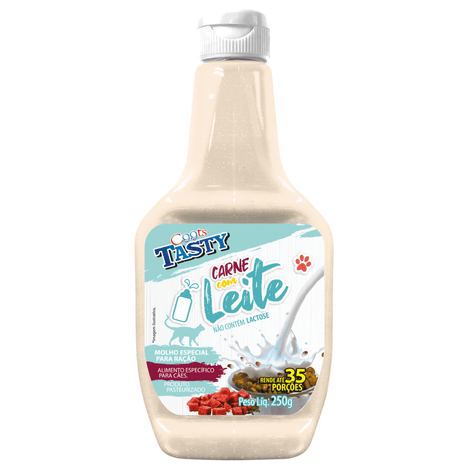 Molho Caats Tasty sabor Carne e Leite 250g Molho Caats Tasty sabor Carne e Leite 250g