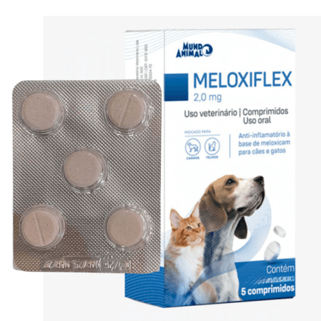Meloxiflex 2mg em Blister com 5 Comprimidos