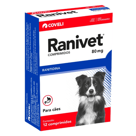 Ranivet 80mg com 12 Comprimidos