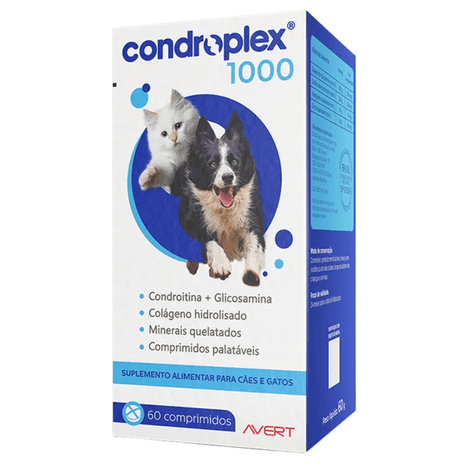 Suplemento Condroplex 1000 com 60 Comprimidos Suplemento Condroplex 1000 com 60 Comprimidos
