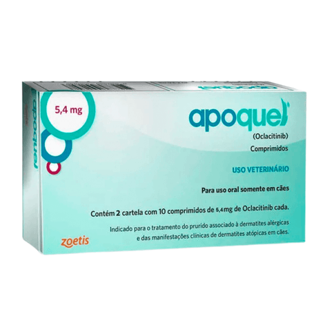 Apoquel 5,4mg com 20 Comprimidos