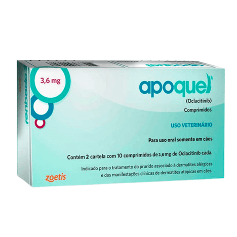 Apoquel 3,6mg com 20 Comprimidos