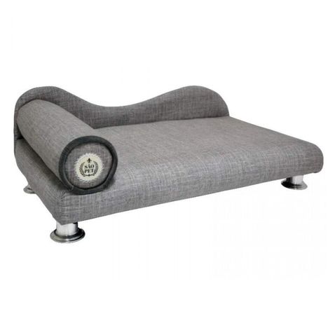 Cama Divã Luxo São Pet para Cães - Cinza Cama Divã Luxo São Pet para Cães - Cinza