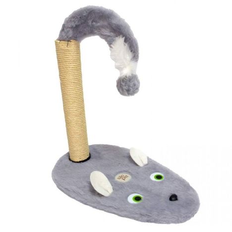 Arranhador Rato São Pet para Gatos - Cinza G Arranhador Rato São Pet para Gatos - Cinza G