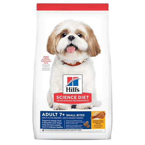 Ração Hill's 7+ Pedaços Pequenos para Cães Idosos sabor Frango 2,26 kg Ração Hill's 7+ Pedaços Pequenos para Cães Idosos sabor Frango 2,26 kg