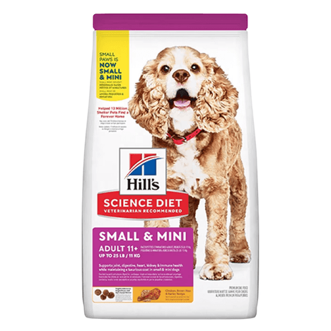 Ração Hill's 11+ Pequenos e Minis para Cães Idosos sabor Frango 2,4 kg Ração Hill's 11+ Pequenos e Minis para Cães Idosos sabor Frango 2,4 kg