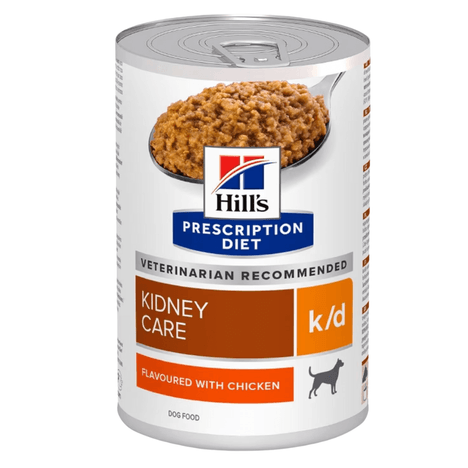 Ração Úmida Hill's Cuidado Renal k/d para Cães Adultos Sabor Frango 370g Ração Úmida Hill's Cuidado Renal k/d para Cães Adultos Sabor Frango 370g