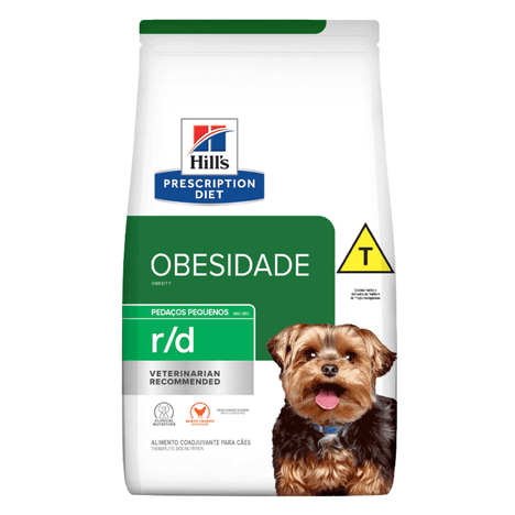 Ração Hill's Obesidade r/d para Cães Adultos Pedaços Pequenos Sabor Frango 7,5kg