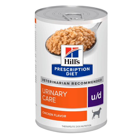 Ração Úmida Hill's Cuidado Urinário u/d para Cães Adultos Sabor Frango 370g
