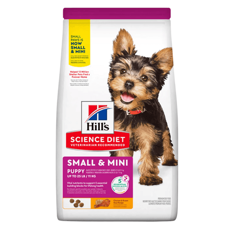Ração Hill's para Cães Filhotes Pequenos e Mini Sabor Frango 5,67 kg Ração Hill's para Cães Filhotes Pequenos e Mini Sabor Frango 5,67 kg
