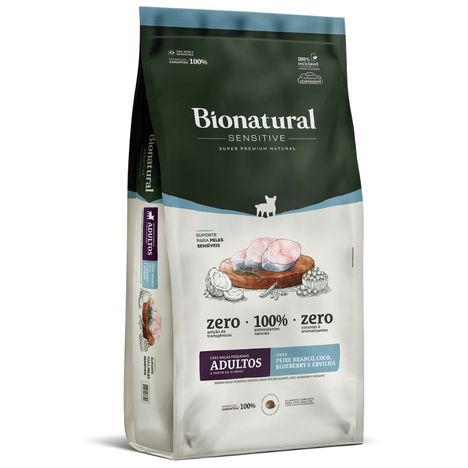 Ração Bionatural Sensitive para Cães Adultos de Raças Pequenas 10,1 kg Ração Bionatural Sensitive para Cães Adultos de Raças Pequenas 10,1 kg
