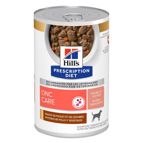 Ração Úmida Hill's ONC Care Cuidado Oncológico para Cães Adultos Sabor Frango e Vegetais 354g Ração Úmida Hill's ONC Care Cuidado Oncológico para Cães Adultos Sabor Frango e Vegetais 354g