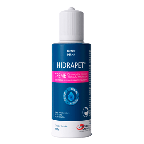 Hidrapet Creme Pós Banho para Cães e Gatos em 100 g Hidrapet Creme Pós Banho para Cães e Gatos em 100 g