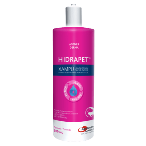 Shampoo Hidrapet Xampu para Cães e Gatos com 500 ml Shampoo Hidrapet Xampu para Cães e Gatos com 500 ml